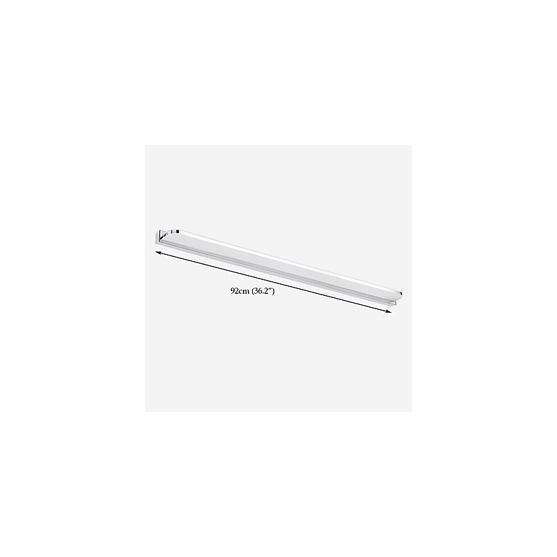 Applique da parete bagno moderna contemporanea LED integrato 20 W luce ambientale