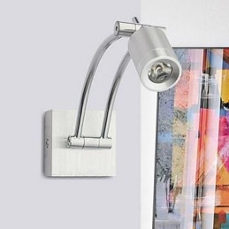 Applique da parete LED creativa a bilanciere per comodino in alluminio