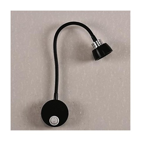 Applique da parete LED in alluminio con tubo flessibile 3 W