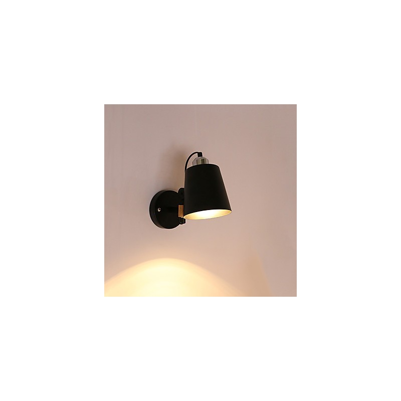 Applique da parete moderna contemporanea dipinta con luce ambientale E26/E27 60 W