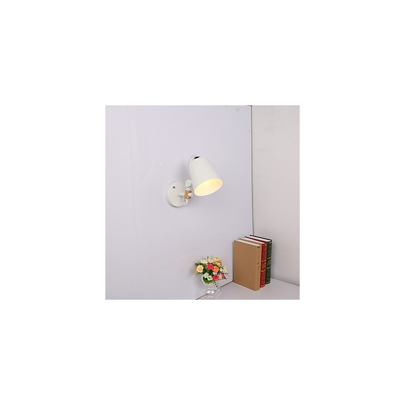 Applique da parete moderna contemporanea dipinta con luce ambientale E26/E27 60 W