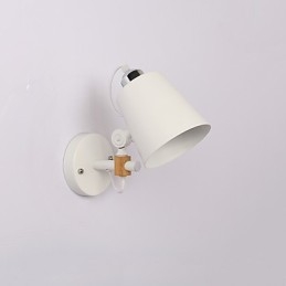 Applique da parete moderna contemporanea dipinta con luce ambientale E26/E27 60 W