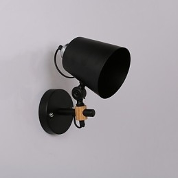 Applique da parete moderna contemporanea dipinta con luce ambientale E26/E27 60 W