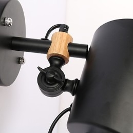 Applique da parete moderna contemporanea dipinta con luce ambientale E26/E27 60 W