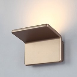 Applique da parete moderna contemporanea dipinta con luce ambientale