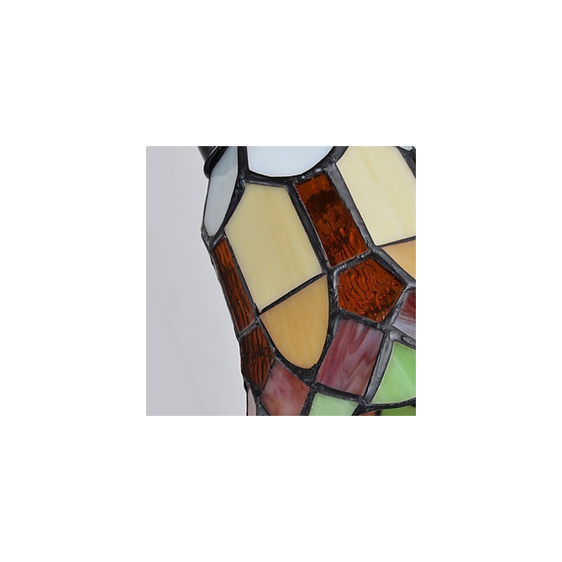 Applique da parete rustica stile Lodge dipinta, downlight