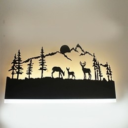 Applique da parete con luce ambientale LED integrato 16 W 38 cm