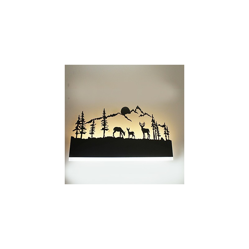 Applique da parete con luce ambientale LED integrato 16 W 38 cm