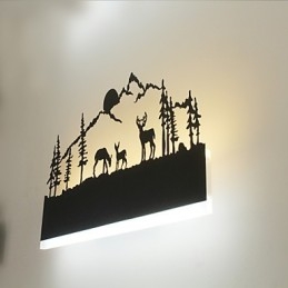 Applique da parete con luce ambientale LED integrato 16 W 38 cm