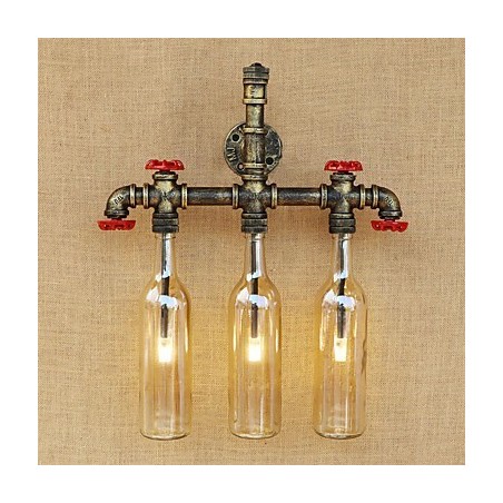 Applique da parete vintage country in bronzo antico