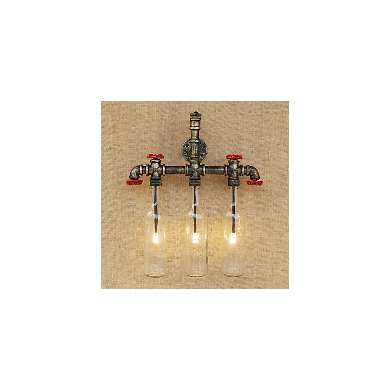 Applique da parete vintage country in bronzo antico