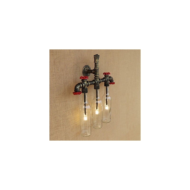 Applique da parete vintage country in bronzo antico