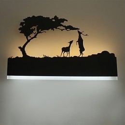Applique da parete LED moderna minimalista 16 W 38 x 38 x 4 cm