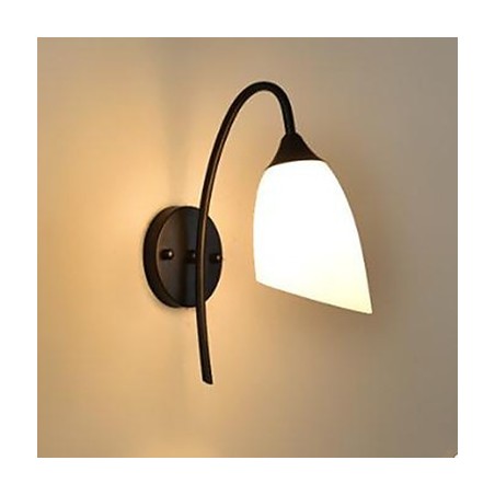 Applique da parete nera semplice per camera da letto