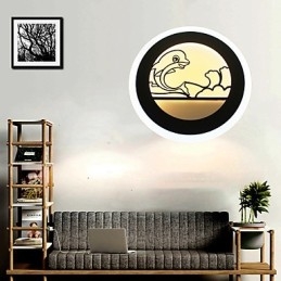 Applique da parete moderna minimalista in acrilico per camera da letto e cameretta, luce da scala