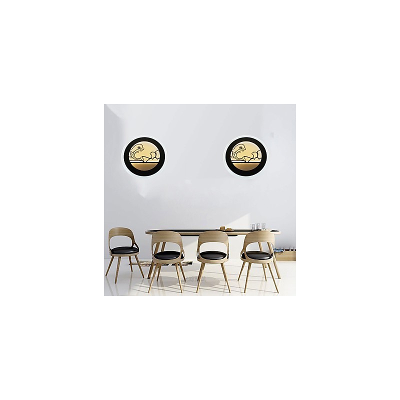 Applique da parete moderna minimalista in acrilico per camera da letto e cameretta, luce da scala