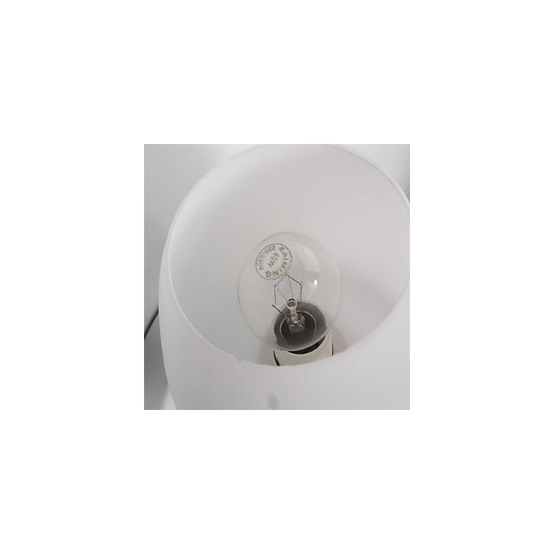 Applique da parete moderna contemporanea uplight in resina E14 2 lampadine 33 cm