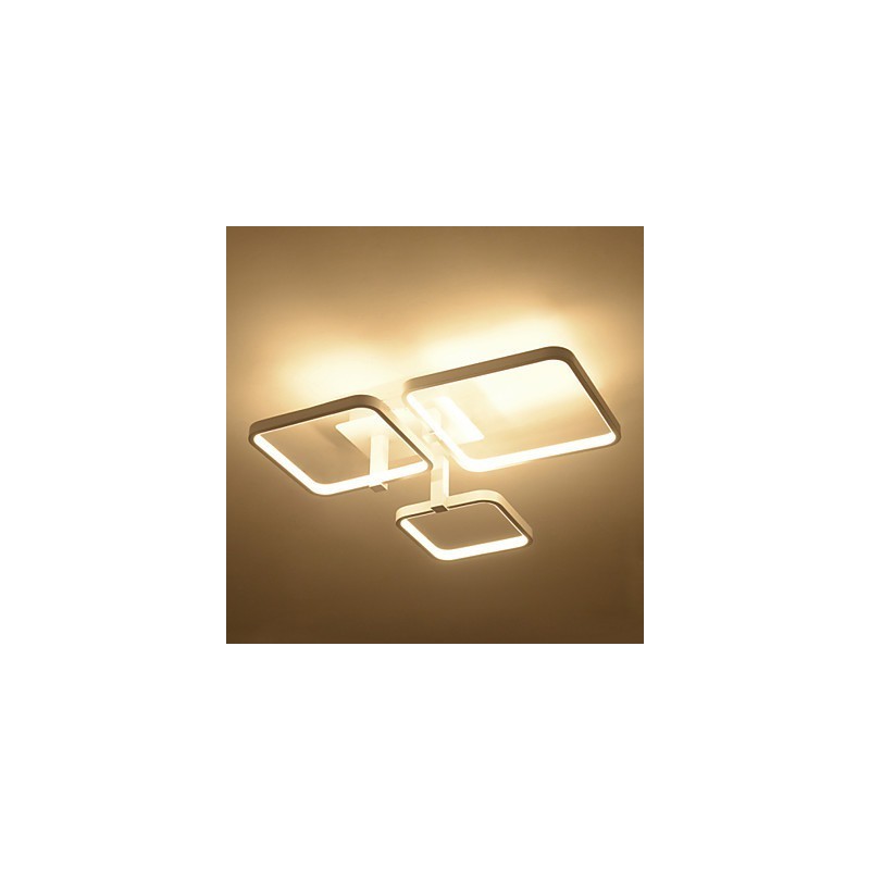 Plafoniera a filo LED integrato moderna e contemporanea bianca 60 W 60 cm