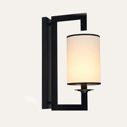 Applique da parete vintage luce ambientale 1 lampadina E14 40 W 16x30x48 cm