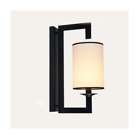 Applique da parete vintage luce ambientale 1 lampadina E14 40 W 16x30x48 cm