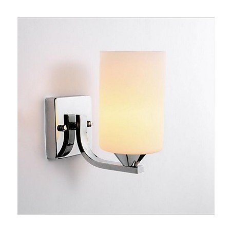 Applique da parete moderna contemporanea uplight in vetro E27 17 x 21 cm