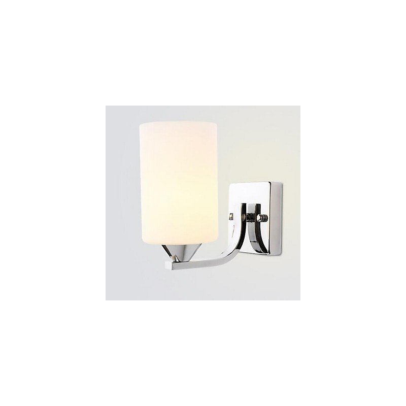 Applique da parete moderna contemporanea uplight in vetro E27 17 x 21 cm