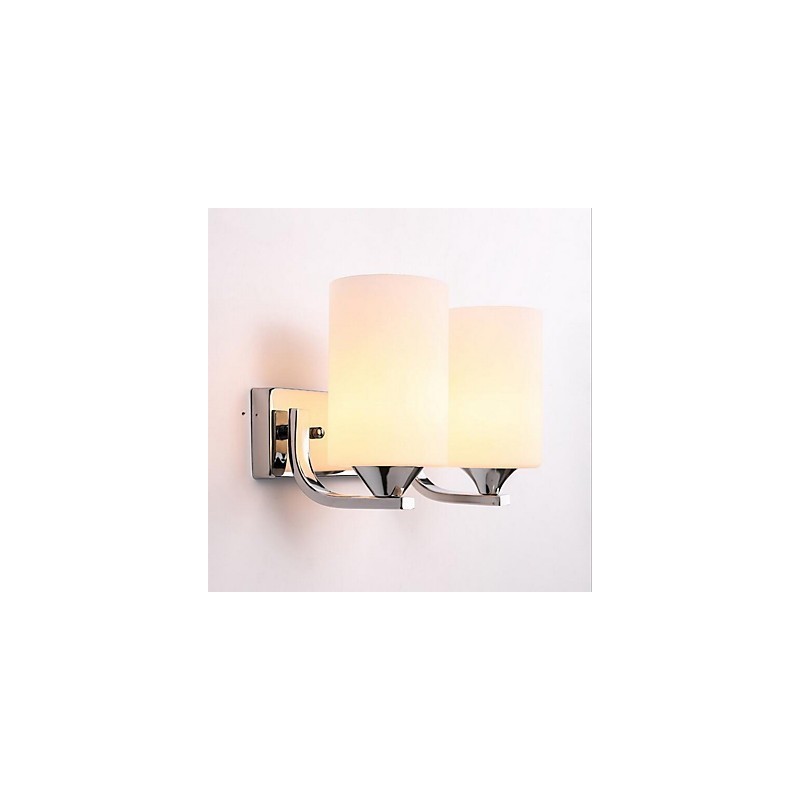 Applique da parete moderna/contemporanea uplight in vetro E27 2 lampadine