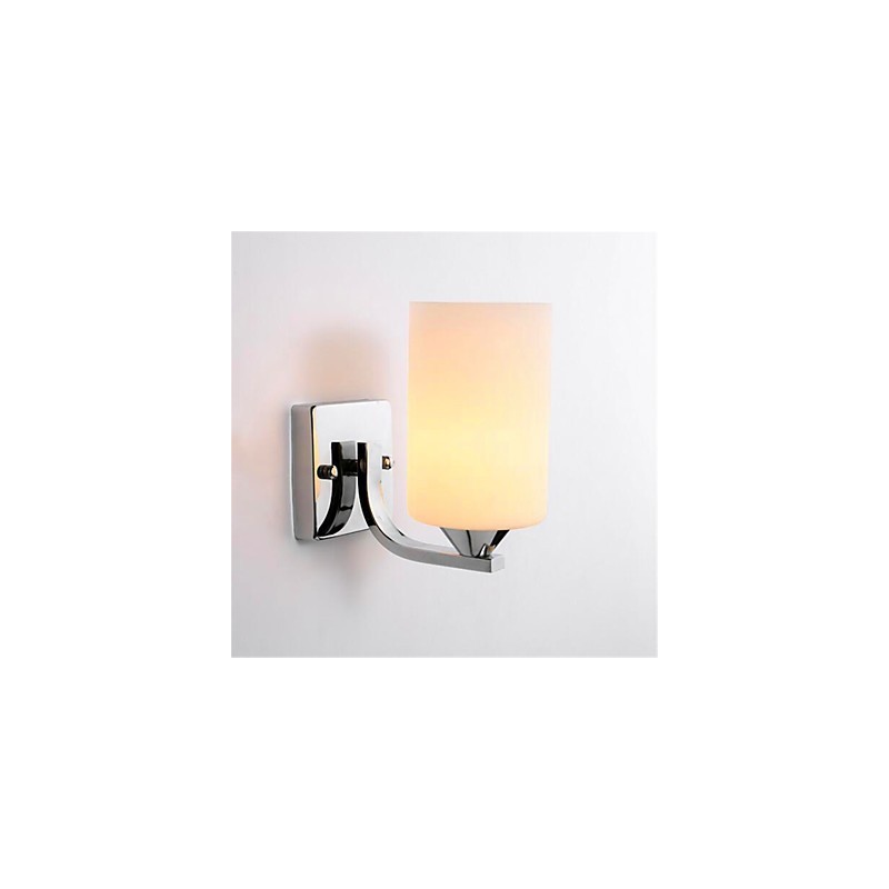 Applique da parete moderna mini argento con lampadina E26/E27 5 W