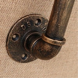 Applique da parete decorativa piccola Nostalgia in ottone antico