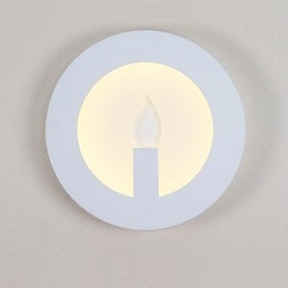 Applique da parete moderna contemporanea con luce ambientale e finitura pittura