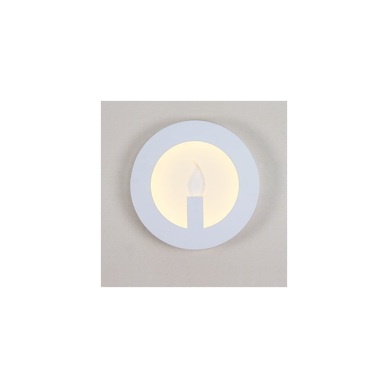 Applique da parete moderna contemporanea con luce ambientale e finitura pittura