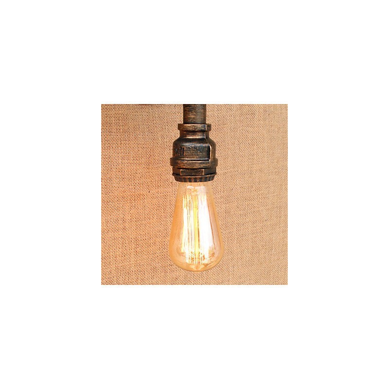 Applique da parete rustica stile lodge country con luce ambientale, finitura pittura