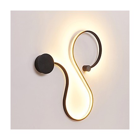 Applique da parete moderna in metallo e acrilico LED 31 W 60 x 47 cm