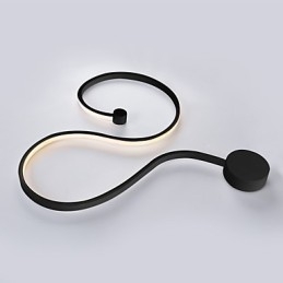 Applique da parete moderna in metallo e acrilico LED 31 W 60 x 47 cm
