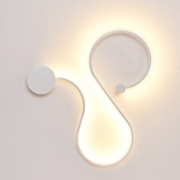 Applique da parete moderna in metallo e acrilico LED 31 W 60 x 47 cm