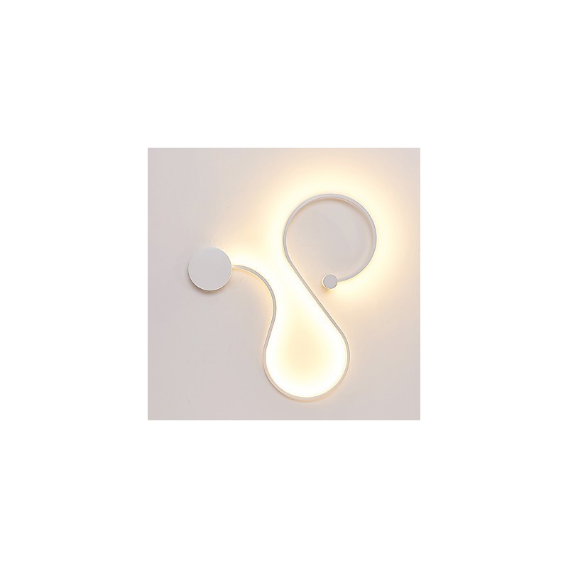 Applique da parete moderna in metallo e acrilico LED 31 W 60 x 47 cm