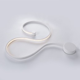 Applique da parete moderna in metallo e acrilico LED 31 W 60 x 47 cm