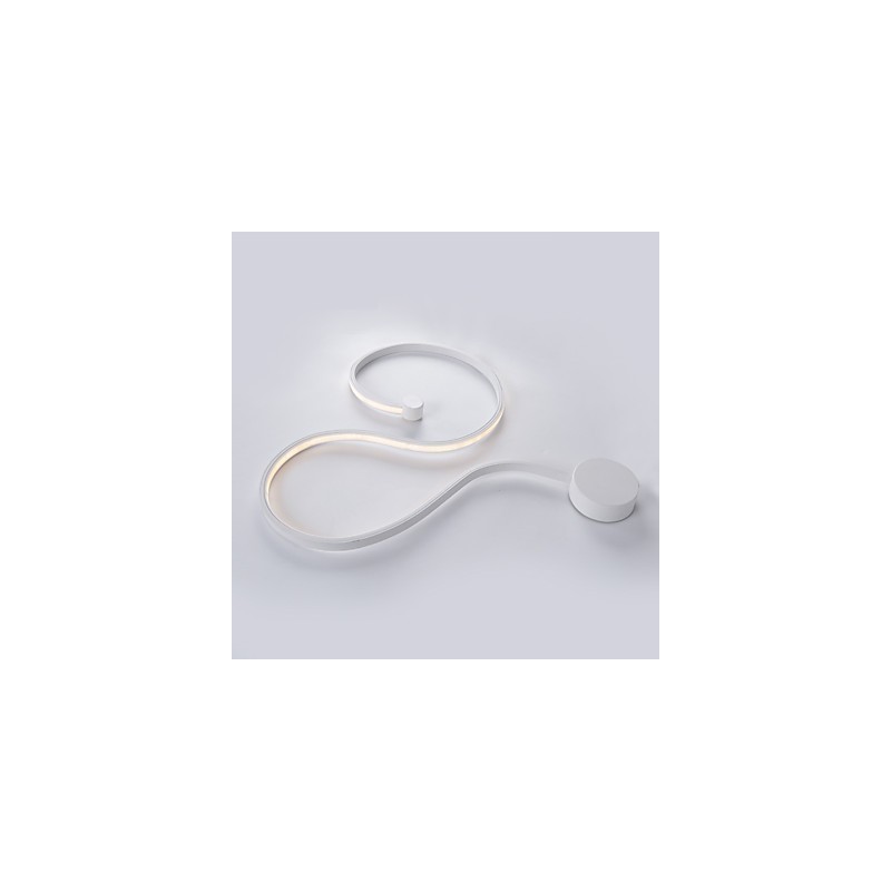 Applique da parete moderna in metallo e acrilico LED 31 W 60 x 47 cm