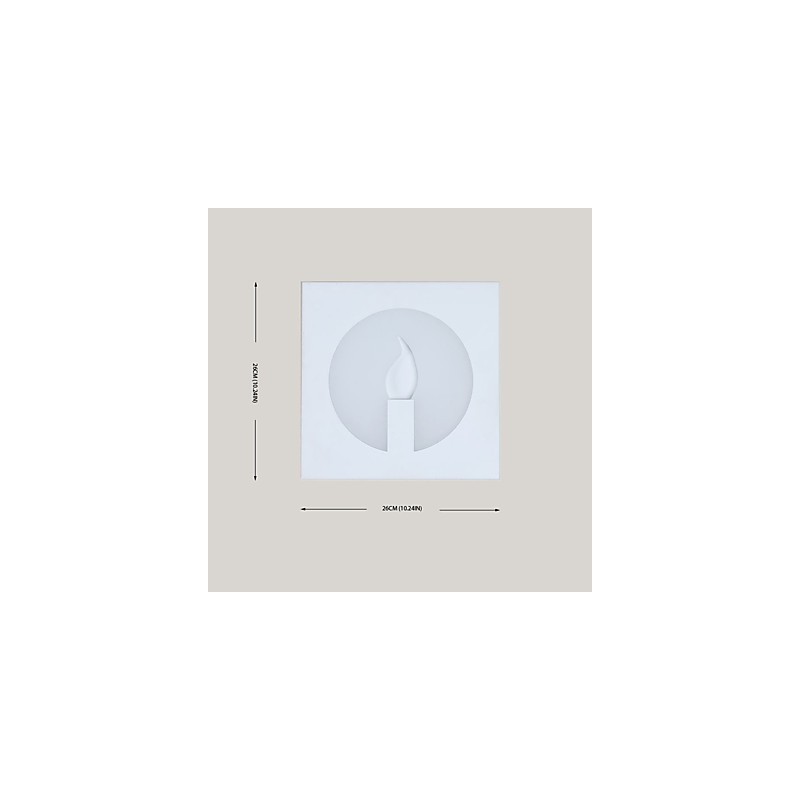 Applique da parete LED integrata moderna 12W luce ambientale 26 cm