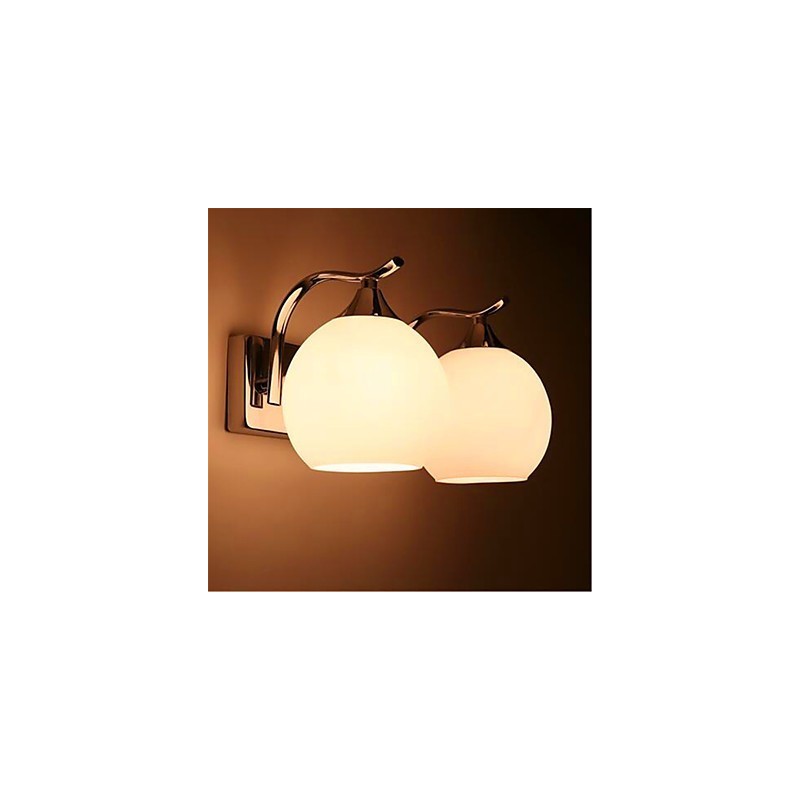Applique da parete moderna contemporanea elettroplaccata mini con luce ambientale, protezione occhi, E27