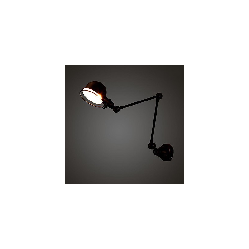 Applique da parete mini in metallo, luce direzionata, 1 lampadina E26/E27
