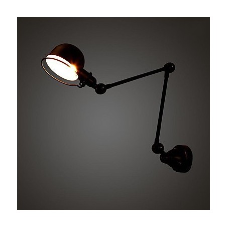 Applique da parete mini in metallo, luce direzionata, 1 lampadina E26/E27