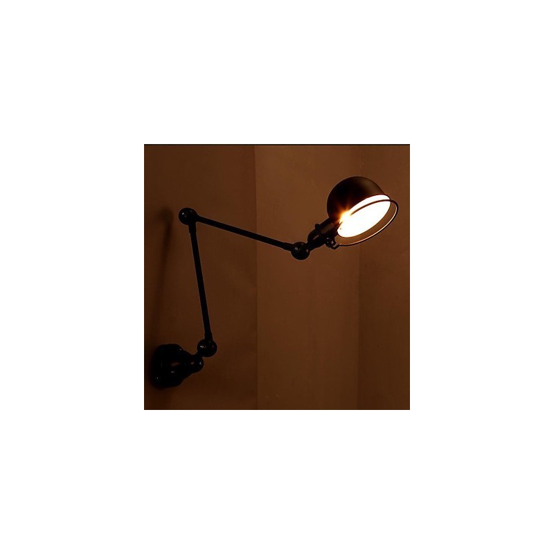 Applique da parete mini in metallo, luce direzionata, 1 lampadina E26/E27