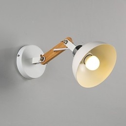 Applique da parete rustica classica con finitura pitturata, E27, 1 lampadina