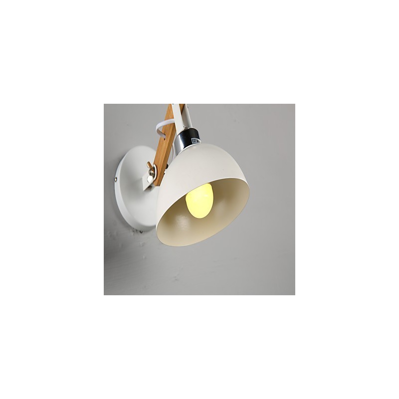 Applique da parete rustica classica con finitura pitturata, E27, 1 lampadina