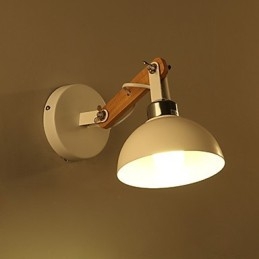 Applique da parete rustica classica con finitura pitturata, E27, 1 lampadina