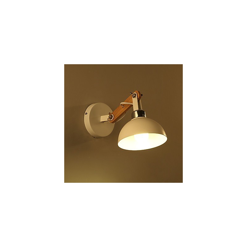 Applique da parete rustica classica con finitura pitturata, E27, 1 lampadina