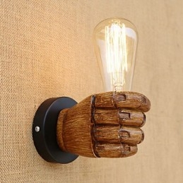 Applique da parete mini moderna contemporanea country retrò con luce ambientale