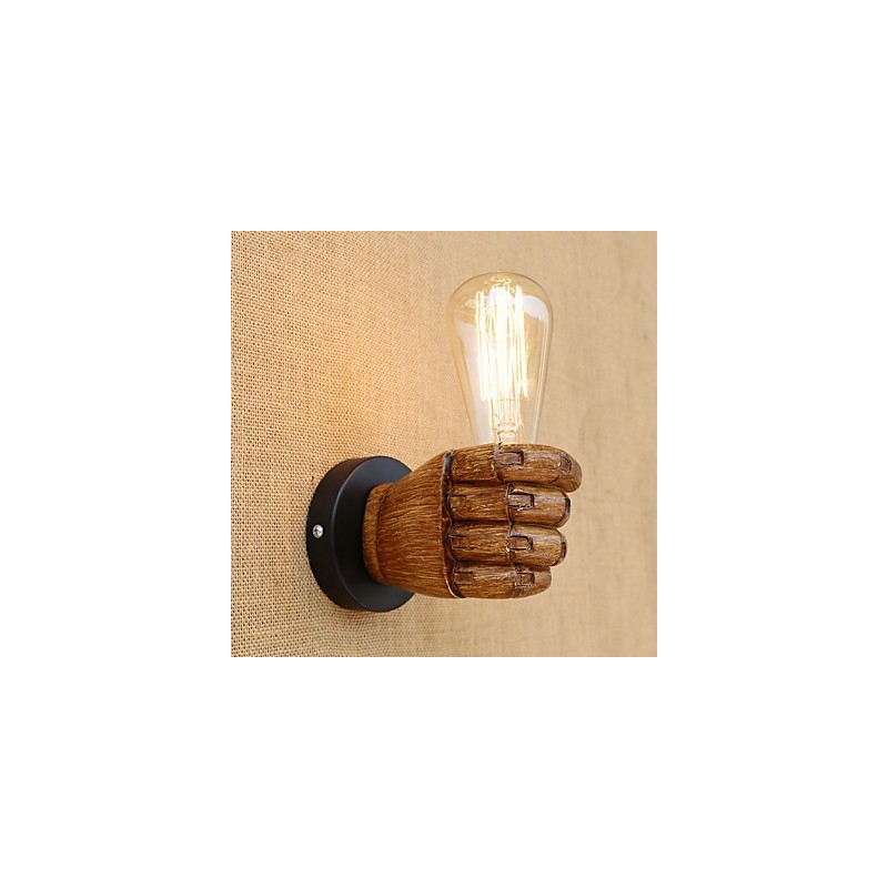 Applique da parete mini moderna contemporanea country retrò con luce ambientale
