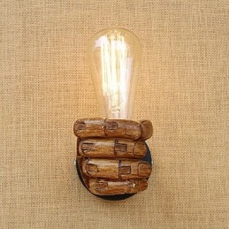 Applique da parete mini moderna contemporanea country retrò con luce ambientale
